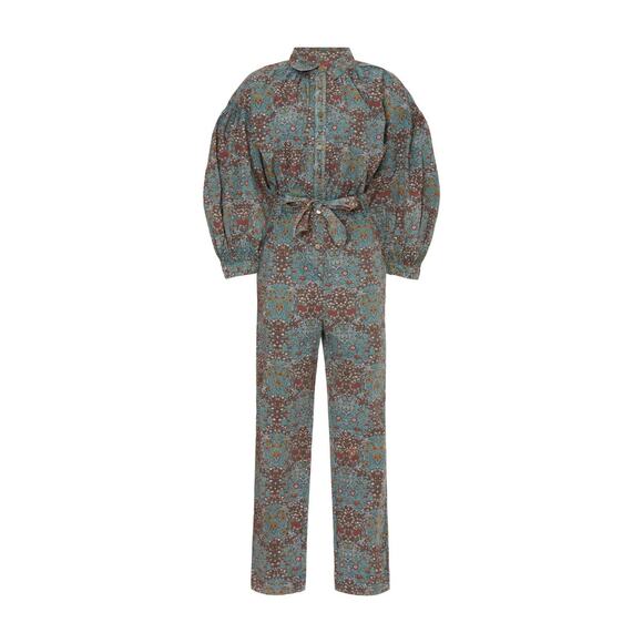 ba&sh Uguette Jumpsuit Floral Size Medium - Picture 4 of 9